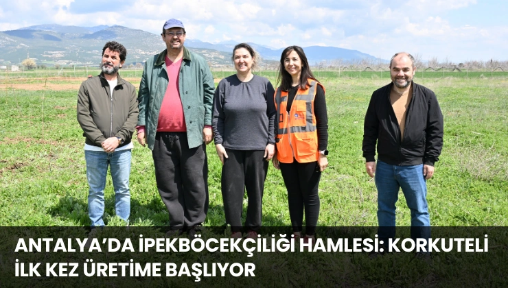 Antalya’da İpekböcekçiliği Hamlesi: Korkuteli İlk Kez Üretime Başlıyor
