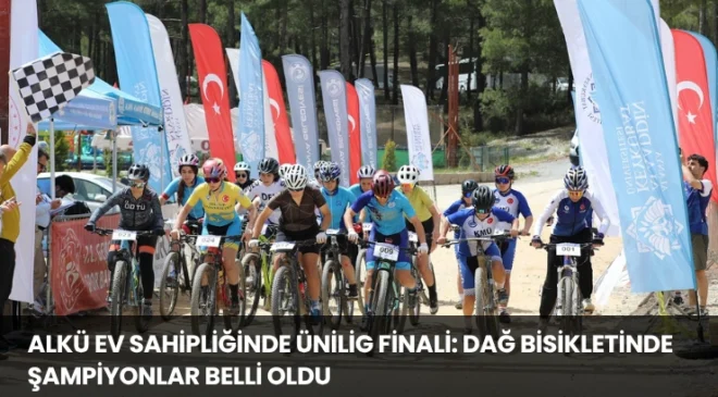 ALKÜ Ev Sahipliğinde ÜNİLİG Finali: Dağ Bisikletinde Şampiyonlar Belli Oldu
