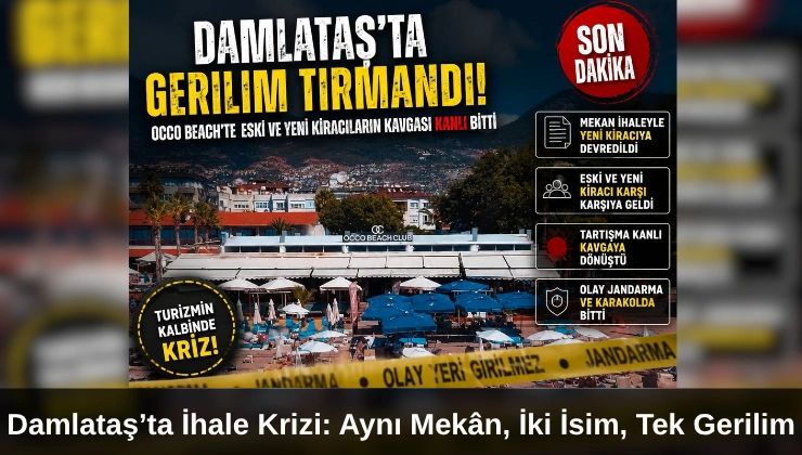 Damlataş’ta İhale Krizi: Aynı Mekân, İki İsim, Tek Gerilim