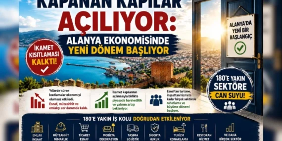 Kapanan Kapılar Açılıyor: Alanya Ekonomisinde Yeni Dönem Başlıyor