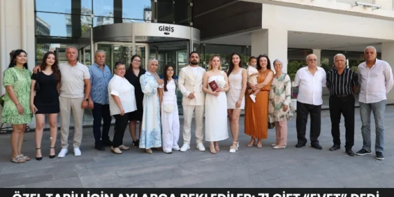 Özel Tarih İçin Aylarca Beklediler: 71 Çift “Evet” Dedi