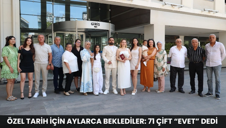 Özel Tarih İçin Aylarca Beklediler: 71 Çift “Evet” Dedi