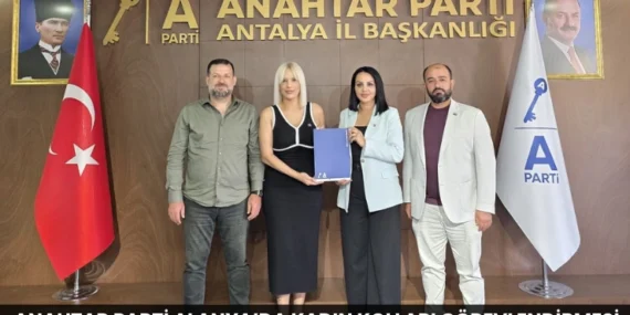 Anahtar Parti Alanya’da Kadın Kolları Görevlendirmesi