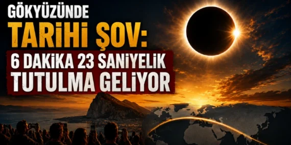 Gökyüzünde Tarihi Şov: 6 Dakika 23 Saniyelik Tutulma Geliyor