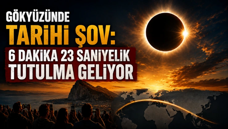 Gökyüzünde Tarihi Şov: 6 Dakika 23 Saniyelik Tutulma Geliyor
