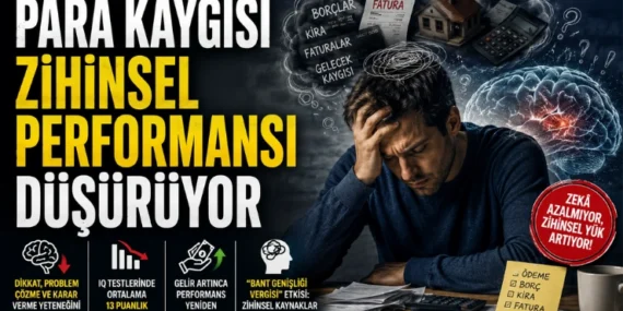 Para Kaygısı Zihinsel Performansı Düşürüyor