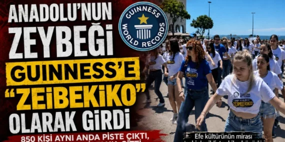 Anadolu’nun Zeybeği Guinness’e “Zeibekiko” Olarak Girdi