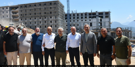 AK Parti Heyeti Dev Yurt Projesini Yerinde İnceledi