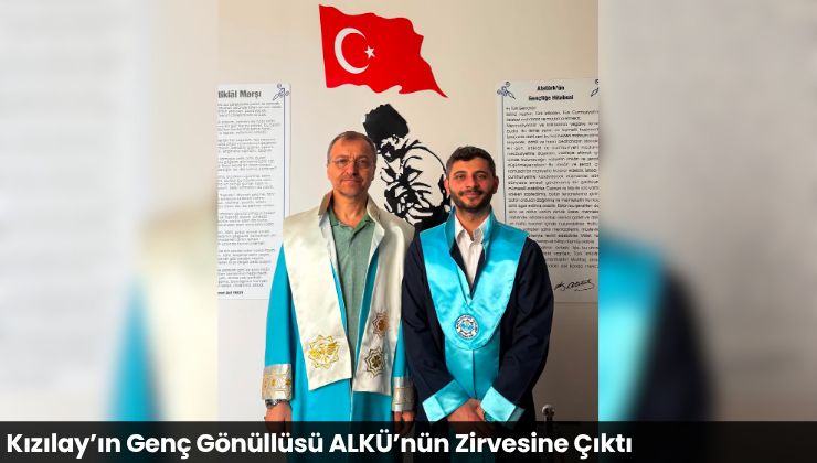 Kızılay’ın Genç Gönüllüsü ALKÜ’nün Zirvesine Çıktı