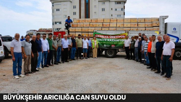 Büyükşehir Arıcılığa Can Suyu Oldu
