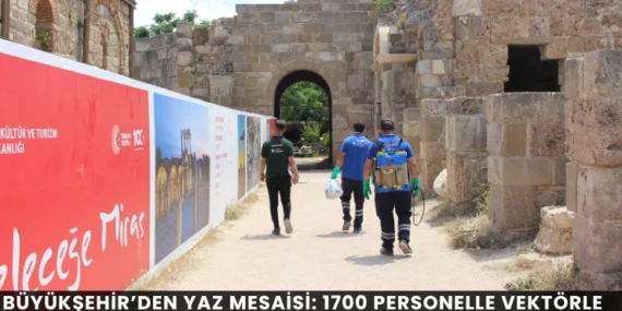 Büyükşehir’den Yaz Mesaisi: 1700 Personelle Vektörle Mücadele