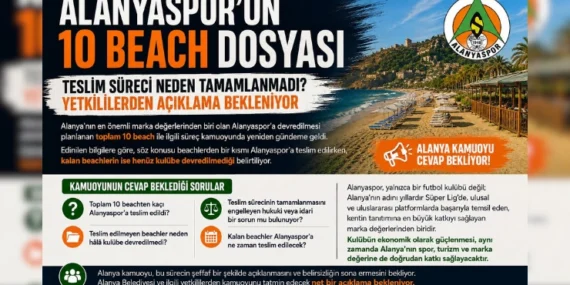 ALANYASPOR’UN 10 BEACH DOSYASI
