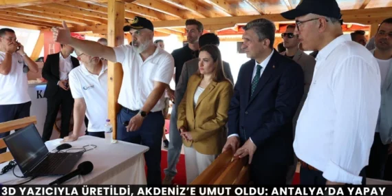 3D Yazıcıyla Üretildi, Akdeniz’e Umut Oldu: Antalya’da Yapay Resif Dönemi