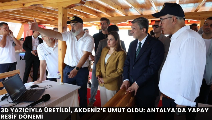 3D Yazıcıyla Üretildi, Akdeniz’e Umut Oldu: Antalya’da Yapay Resif Dönemi