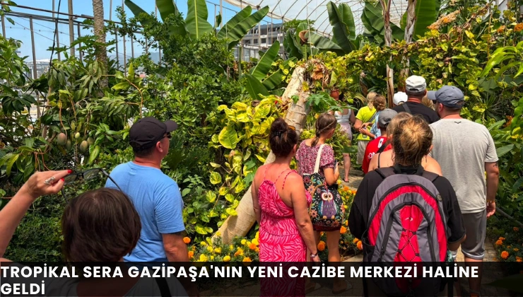 Tropikal Sera Gazipaşa’nın Yeni Cazibe Merkezi Haline Geldi