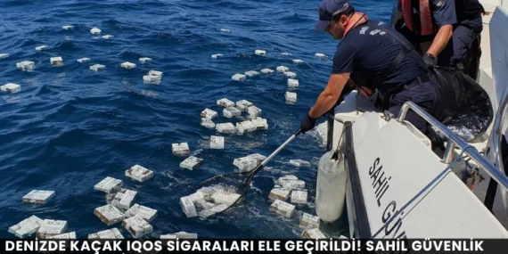 Denizde Kaçak IQOS Sigaraları Ele Geçirildi! Sahil Güvenlik Harekete Geçti