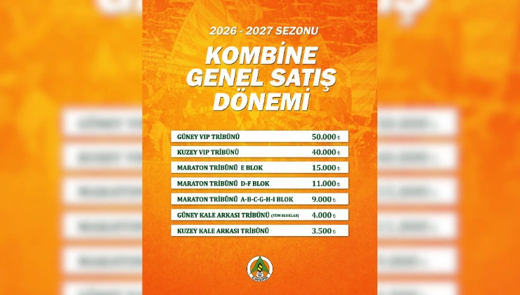 Alanyaspor'da 2026-2027 Sezonu Kombine Heyecanı Başlıyor - Mega TV Alanya haber 18 - Mega TV