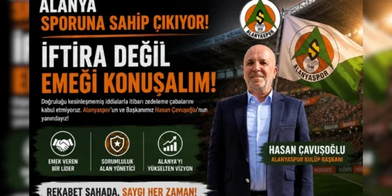 ALANYA’DAN TEPKİ: SPORDA REKABET AYRIDIR, İTİBAR SUİKASTI AYRIDIR