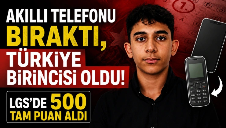 Akıllı Telefonu Bıraktı, Türkiye Birincisi Oldu! LGS'de 500 Tam Puan Aldı - Mega TV Alanya haber - 2026-07-21T175316.836