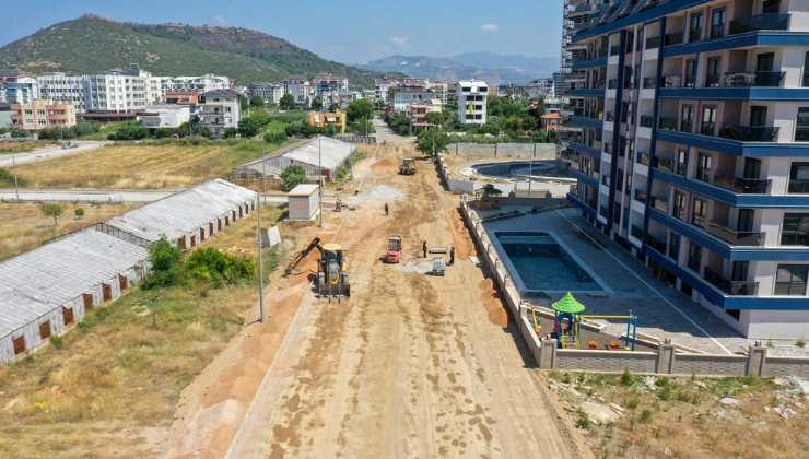 Gazipaşa Belediyesi'nden Şehir Merkezinde Yol Hamlesi - Mega TV Alanya haber 71 - Mega TV