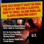 Alanya’da Genç Bir Kadın Dehşeti Yaşadı! 