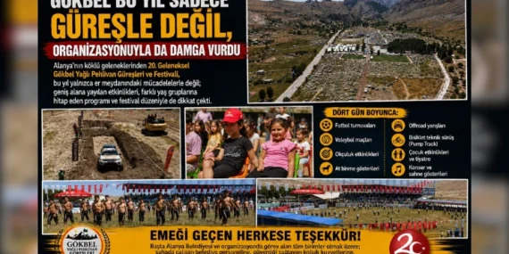 GÖKBEL BU YIL SADECE GÜREŞLE DEĞİL, ORGANİZASYONUYLA DA DAMGA VURDU