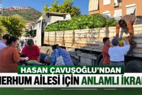 Hasan Çavuşoğlu’ndan merhum ailesi için anlamlı ikram