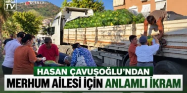 Hasan Çavuşoğlu’ndan merhum ailesi için anlamlı ikram