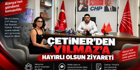 Çetiner’den Yılmaz’a hayırlı olsun ziyareti