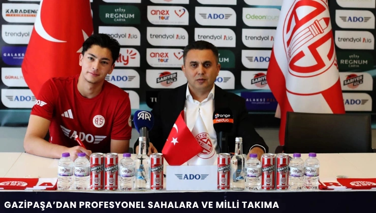 Gazipaşa’dan profesyonel sahalara ve milli takıma