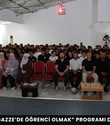 ALKÜ’de “Gazze’de Öğrenci Olmak” programı düzenlendi