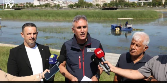 Boğaçayı’nda temizlik mesaisi: 320 ton sucul bitki toplandı