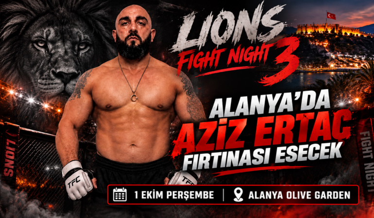 Alanya’da Aziz Ertaç fırtınası esecek