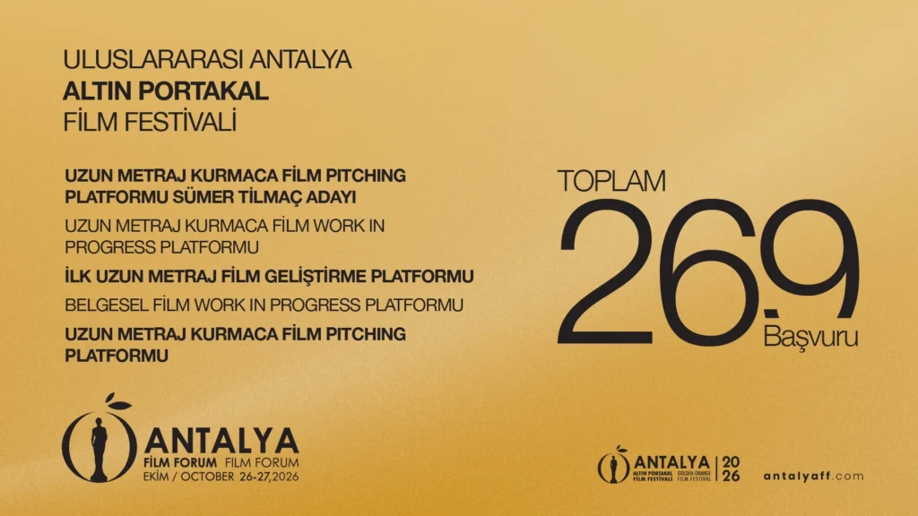 Altın Portakal Film Forum’a 269 proje başvurdu - Mega TV Altın Portakal Film Forum’a 269 proje başvurdu