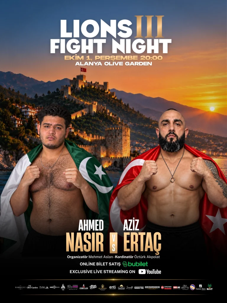 Aziz Ertaç, Lions Fight Night 3’te ringe çıkacak