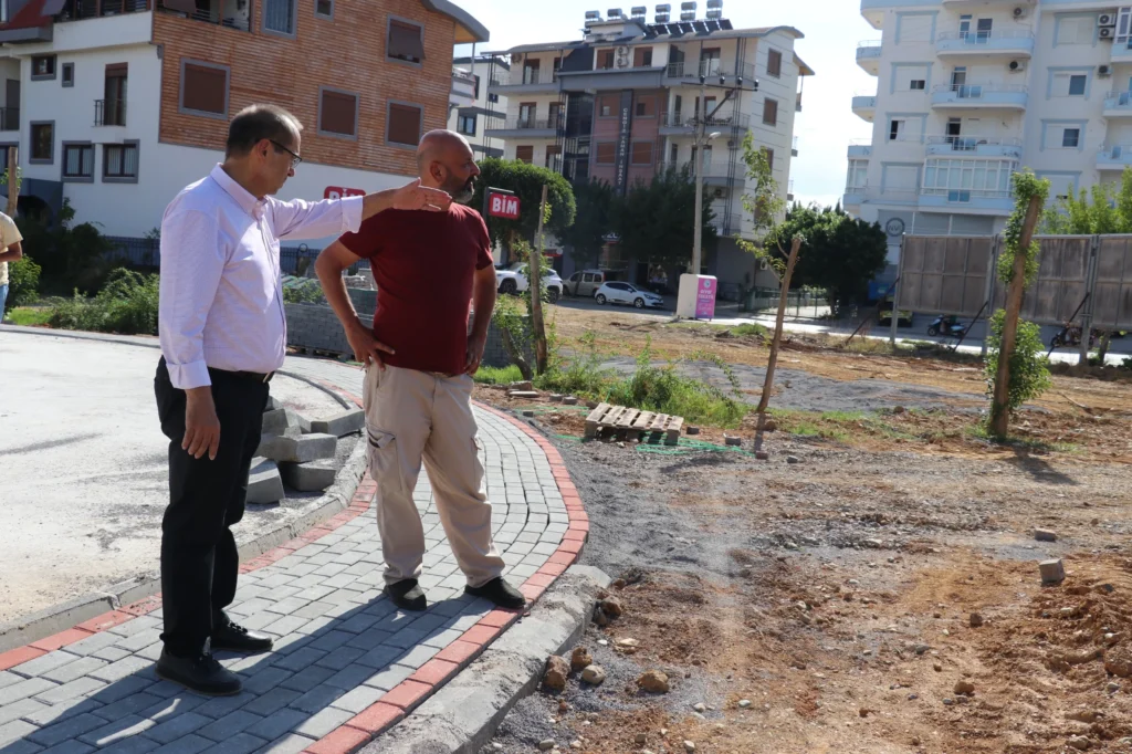 Gazipaşa Belediyesi Atatürk Parkı’nda dönüşümde sona geldi