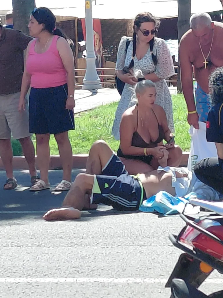 Alanya Damlataş’ta turist yaya yolunda araç çarpmasıyla yaralandı