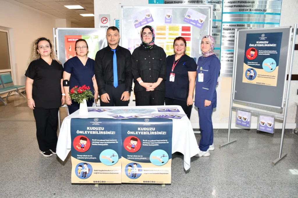 Alanya EAH’de kuduz hastalığına karşı farkındalık çalışması