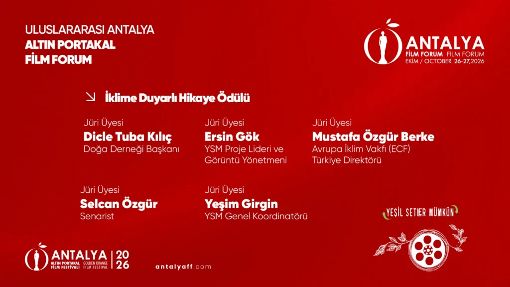 Altın Portakal Film Festivali’nde ilk kez Yeşil Setler Mümkün Ödülleri verilecek - Mega TV Altın Portakal Film Festivali’nde ilk kez Yeşil Setler Mümkün Ödülleri verilecek