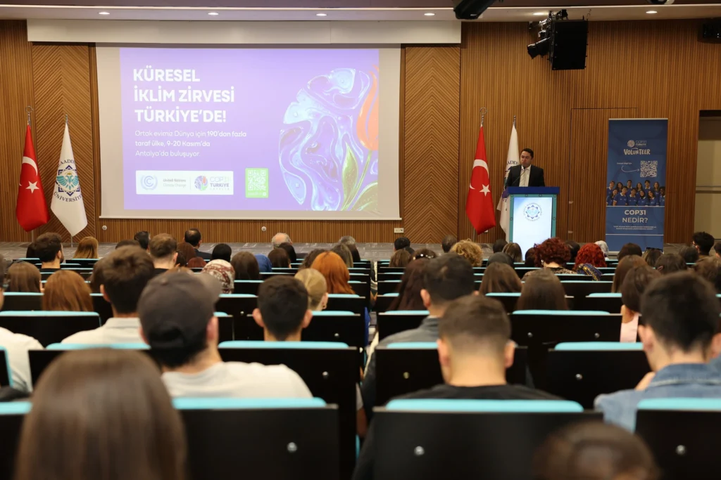 ALKÜ’de COP31 gönüllüleri seferberliğe hazır - Mega TV ALKUDE COP31 GONULLULERI SEFERBERLIGE HAZIR 1 - Mega TV