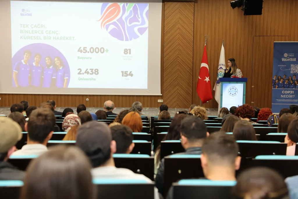 ALKÜ’de COP31 gönüllüleri seferberliğe hazır - Mega TV ALKUDE COP31 GONULLULERI SEFERBERLIGE HAZIR 2 - Mega TV
