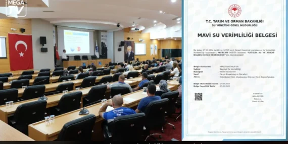 ASAT, “Mavi Su Verimliliği” belgesini aldı