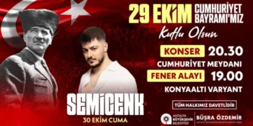 Antalya’da Cumhuriyet coşkusu 30 Ekim’de yaşanacak