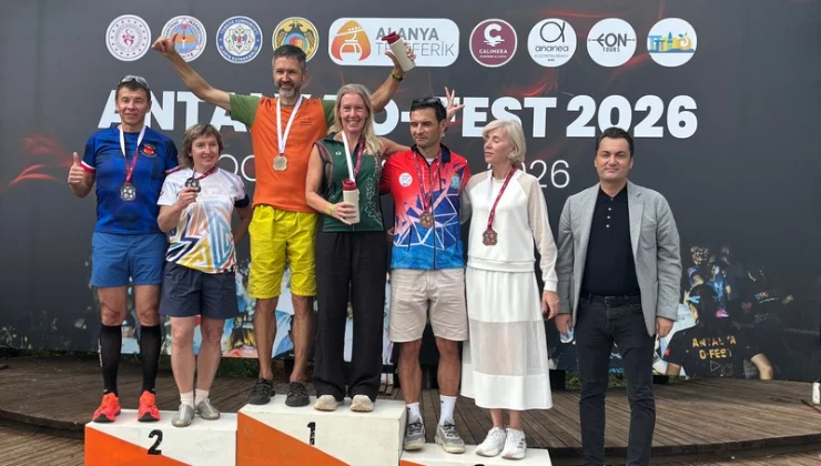 Alanya’da oryantiring rüzgarı esti: 27 ülkeden 750 sporcu mücadele etti 