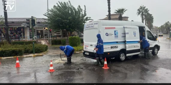 Antalya Büyükşehir Belediyesi yağışlara karşı teyakkuzda