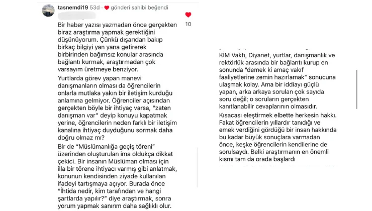 Gönüllü öğrenci Kızmaz’dan G. C.’ye jet yanıt - Mega TV Alanya haber 23 1 - Mega TV