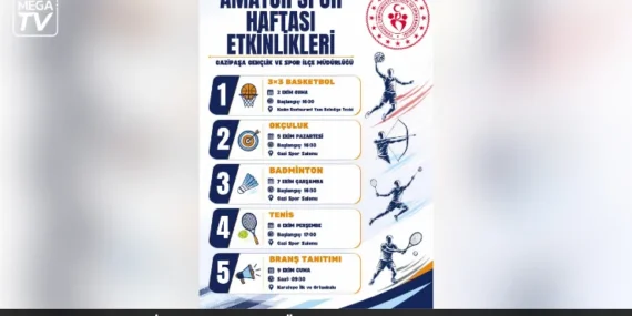 Gazipaşa’da Amatör Spor Haftası başlıyor