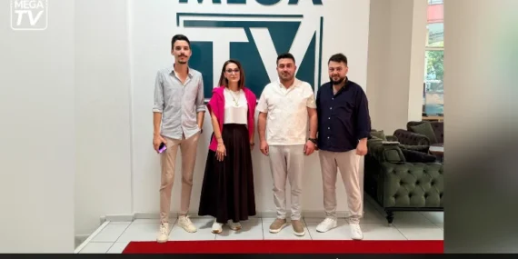 CHP Alanya’dan Mega TV’ye ziyaret