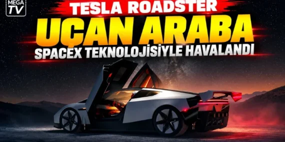Tesla Roadster uçan araba oluyor: SpaceX teknolojisiyle havalandı