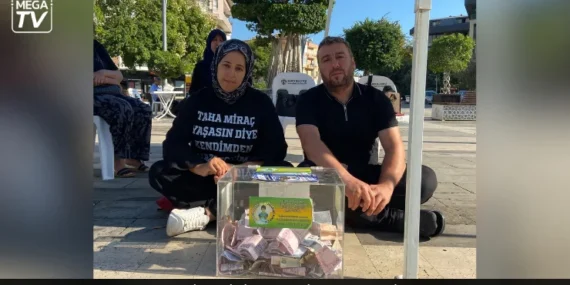 Taha Miraç için annesi açlık grevinde